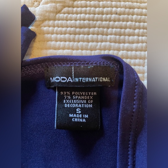 Moda International Navy cocktail Dress - Picture 10 of 10